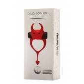 Красное эрекционное кольцо в форме дьяволенка DEVOL COCKRING - Adrien Lastic - в Королеве купить с доставкой