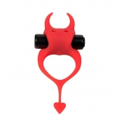 Красное эрекционное кольцо в форме дьяволенка DEVOL COCKRING - Adrien Lastic - в Королеве купить с доставкой