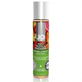 Смазка с ароматом тропических фруктов JO Flavored Tropical Passion - 30 мл. - System JO - купить с доставкой в Королеве