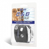 Утяжка для мошонки и пениса Cock Ring With 1  Ball Stretcher And Optional Weight Ring - BlueLine - купить с доставкой в Королеве