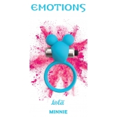 Голубое эрекционное виброколечко Emotions Minnie Breeze - Lola Games - в Королеве купить с доставкой