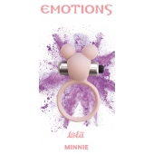 Розовое эрекционное виброколечко Emotions Minnie Light pink - Lola Games - в Королеве купить с доставкой