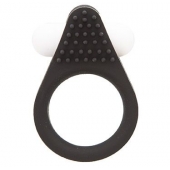 Чёрное эрекционное кольцо LIT-UP SILICONE STIMU RING 1 BLACK - Dream Toys - в Королеве купить с доставкой