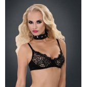Полиуретановый ошейник с пуклями и D-кольцами Collar with Studs - Blush Novelties - купить с доставкой в Королеве