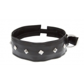 Полиуретановый ошейник с пуклями Collar with Studs - Blush Novelties - купить с доставкой в Королеве