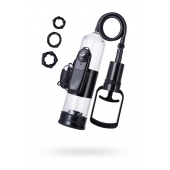 Вакуумная помпа A-toys с вибропулей и эрекционными кольцами - A-toys - в Королеве купить с доставкой