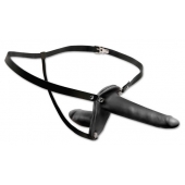Женский страпон с вагинальной пробкой Double Penetrix Strap-on - 15 см. - Pipedream - купить с доставкой в Королеве