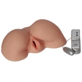 Телесная вибровагина из киберкожи с выносным пультом - LOVETOY (А-Полимер) - в Королеве купить с доставкой