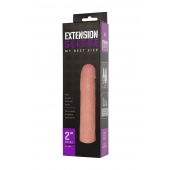 Насадка-удлинитель Extension sleeve телесного цвета - 18,5 см. - Sitabella - в Королеве купить с доставкой