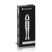 Ребристый фаллоимитатор для электростимуляции Funky Fella Rill Dildo - 13 см. - MyStim - купить с доставкой в Королеве