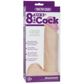 Ультрареалистичная насадка для трусиков Vac-U-Lock 8  ULTRASKYN Cock - 20,57 см. - Doc Johnson - купить с доставкой в Королеве