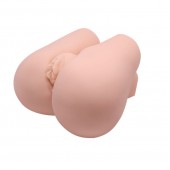 Реалистичный мастурбатор с вибрацией и двумя тоннелями - вагиной и анусом - Baile - в Королеве купить с доставкой