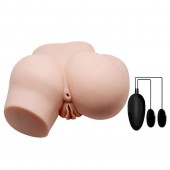 Телесный полуторс с двумя любовными тоннелями и вибрацией - Baile - в Королеве купить с доставкой