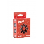 Чёрное эрекционное кольцо Rings Bubbles - Lola Games - в Королеве купить с доставкой