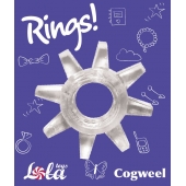 Прозрачное эрекционное кольцо Rings Cogweel - Lola Games - в Королеве купить с доставкой