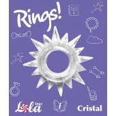 Прозрачное эрекционное кольцо Rings Cristal - Lola Games - в Королеве купить с доставкой