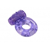 Фиолетовое эрекционное кольцо с вибрацией Rings Axle-pin - Lola Games - в Королеве купить с доставкой
