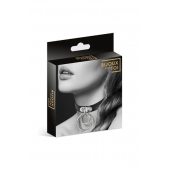Черный чокер с двумя кольцами - Bijoux Pour Toi - купить с доставкой в Королеве