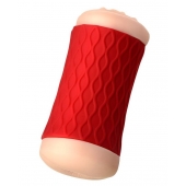 Двухсторонний мастурбатор JOS  NADIN в красном цилиндре - JOS - в Королеве купить с доставкой