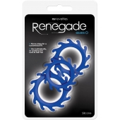 Набор из 3 синих эрекционных колец Renegade Gears - NS Novelties - в Королеве купить с доставкой