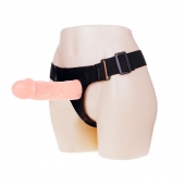 Телесный фаллоимитатор на трусиках Jessica Strap-On - 15,5 см. - Baile - купить с доставкой в Королеве