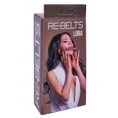 Кляп-трензель Lora с металлическими кольцами - Rebelts - купить с доставкой в Королеве
