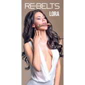 Кляп-трензель Lora с металлическими кольцами - Rebelts - купить с доставкой в Королеве