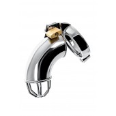 Серебристый мужской пояс верности TOYFA Metal - ToyFa - купить с доставкой в Королеве