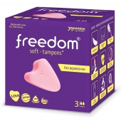 Женские гигиенические тампоны без веревочки FREEDOM mini - 3 шт. - Freedom - купить с доставкой в Королеве