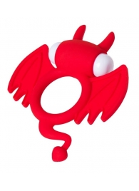 Красное эрекционное кольцо на пенис JOS COCKY DEVIL - JOS - в Королеве купить с доставкой