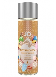 Смазка на водной основе Candy Shop Butterscotch с ароматом ирисок - 60 мл. - System JO - купить с доставкой в Королеве