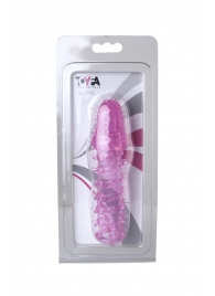 Розовая насадка с нежными шипами - 13,5 см. - Toyfa Basic - в Королеве купить с доставкой