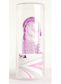 Фиолетовая насадка с коготком и шипами - 13 см. - Toyfa Basic - в Королеве купить с доставкой