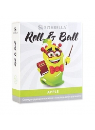 Стимулирующий презерватив-насадка Roll   Ball Apple - Sitabella - купить с доставкой в Королеве