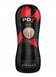 Мастурбатор-вагина Vibrating Pussy Stroker с вибрацией - Pipedream - в Королеве купить с доставкой
