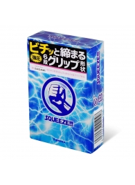 Презервативы Sagami Squeeze волнистой формы - 5 шт. - Sagami - купить с доставкой в Королеве
