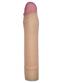 Телесная насадка-удлинитель из неоскин - 19,5 см. - LOVETOY (А-Полимер) - в Королеве купить с доставкой