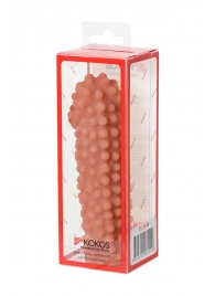 Телесная насадка на фаллос с бугорками KOKOS Extreme Sleeve 10 - 15,8 см. - KOKOS - в Королеве купить с доставкой