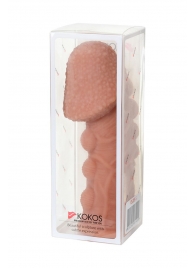 Насадка на фаллос с пузыриками, венками и ребристостью KOKOS Extreme Sleeve 09 - 12,7 см. - KOKOS - в Королеве купить с доставкой