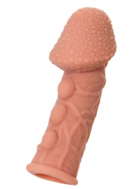 Насадка на фаллос с пузыриками, венками и ребристостью KOKOS Extreme Sleeve 09 - 12,7 см. - KOKOS - в Королеве купить с доставкой