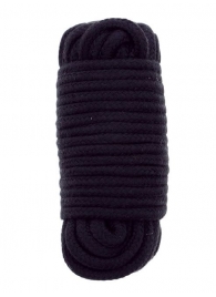 Черная веревка для связывания BONDX LOVE ROPE - 10 м. - Dream Toys - купить с доставкой в Королеве