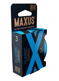 Классические презервативы в железном кейсе MAXUS Classic - 3 шт. - Maxus - купить с доставкой в Королеве