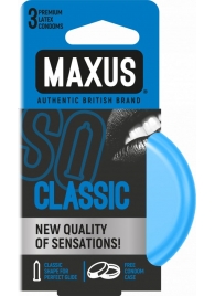 Классические презервативы в железном кейсе MAXUS Classic - 3 шт. - Maxus - купить с доставкой в Королеве