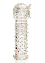 Закрытая прозрачная насадка на пенис Crystal Sleeve Faraon - 13,5 см. - Erowoman-Eroman - в Королеве купить с доставкой