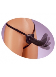 Черный податливый страпон Posable Partner Strap-On - 17,8 см. - Pipedream - купить с доставкой в Королеве