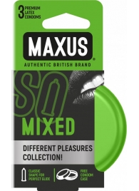 Презервативы в железном кейсе MAXUS Mixed - 3 шт. - Maxus - купить с доставкой в Королеве