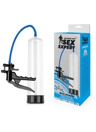 Прозрачная вакуумная помпа Sex Expert с ручным насосом - Sex Expert - в Королеве купить с доставкой