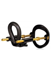 Черный экстендер-растяжитель пениса - Sex Expert - в Королеве купить с доставкой