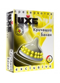 Презерватив LUXE  Exclusive  Кричащий банан  - 1 шт. - Luxe - купить с доставкой в Королеве