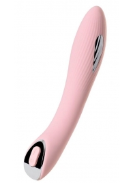 Розовый силиконовый вибратор с электростимуляцией TESLA G-POINT - 21 см. - ToyFa - купить с доставкой в Королеве